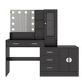 Makeup Vanity with Lights, USB & Power Outlet and Drawer Cabinet