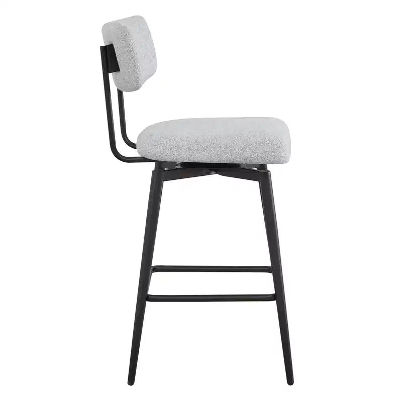 Swivel Counter Height Bar Stool Chairs with Metal Frame Set of 2