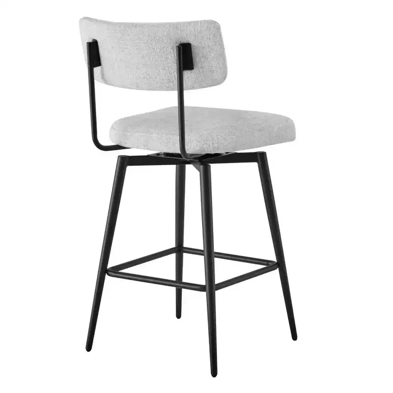 Swivel Counter Height Bar Stool Chairs with Metal Frame Set of 2