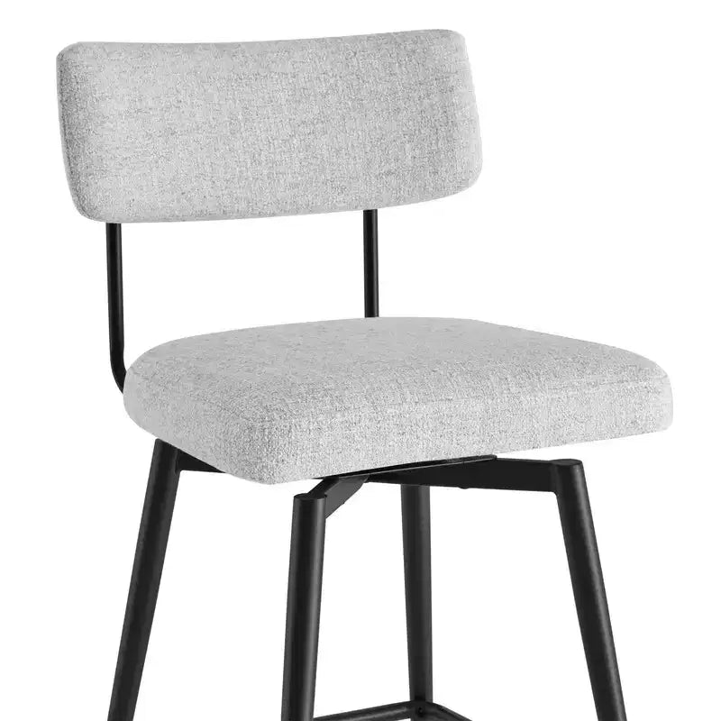 Swivel Counter Height Bar Stool Chairs with Metal Frame Set of 2