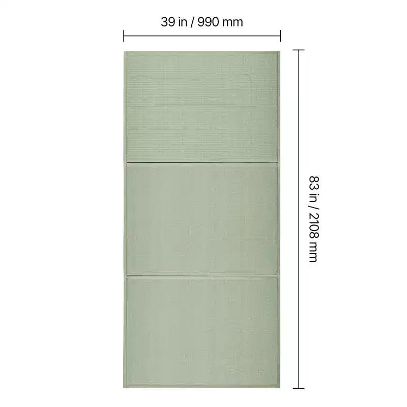 Japanese Tatami Mat, Full Size Foldable Japanese Tatami Mattress( Natural Rush Grass), Japanese Floor Mattress with Non-Slip Backing, Green