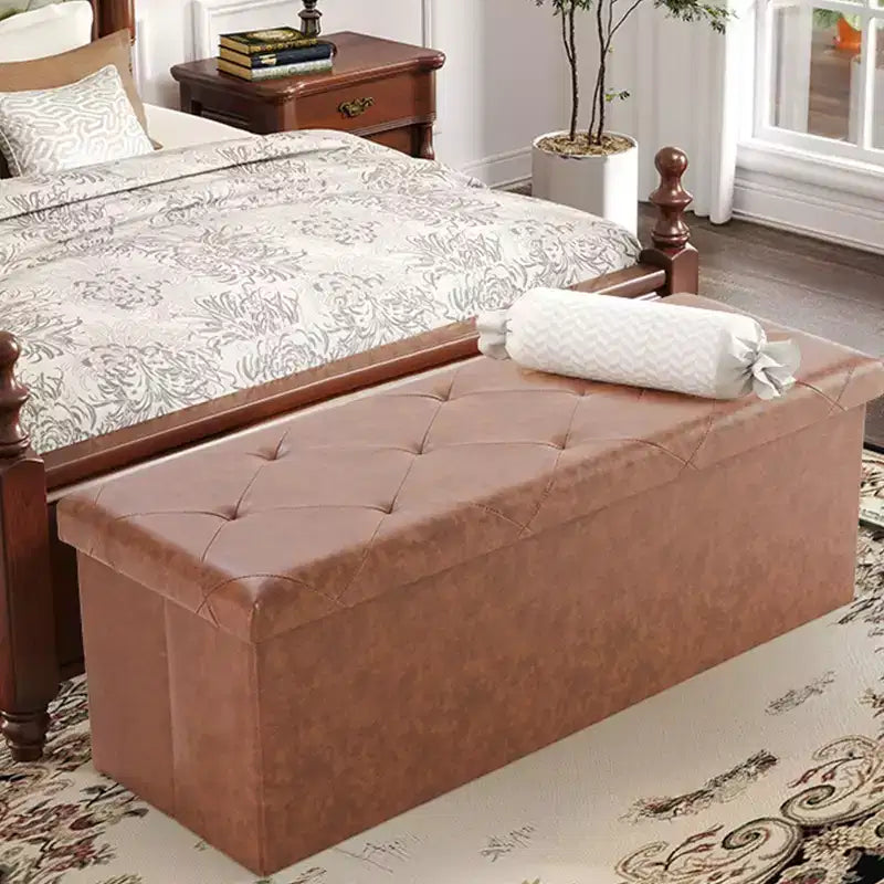 43 Wide Rectangle Standard Ottoman with Storage