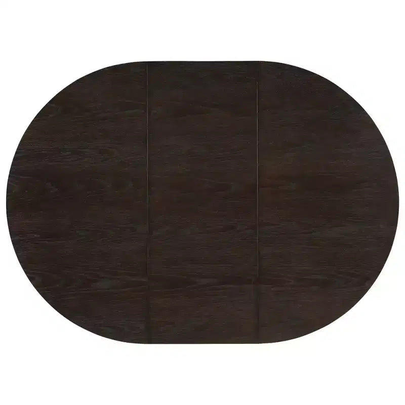 Farmhouse Extendable Round Dining Table Set with 4 Chairs