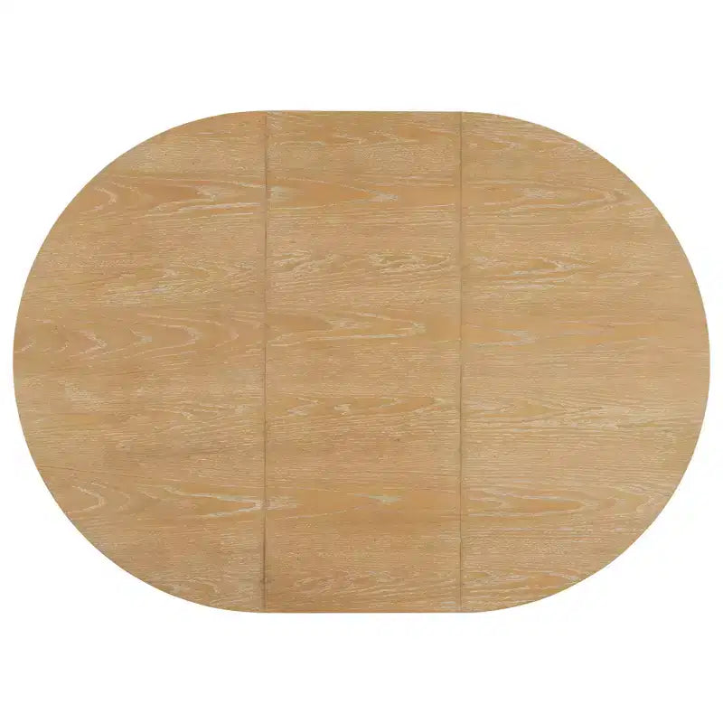 Farmhouse Extendable Round Dining Table Set with 4 Chairs