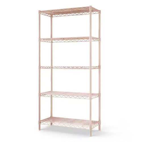 Karl Home 5 Tier Storage Rack Wire Shelving Unit Storage Shelves Black