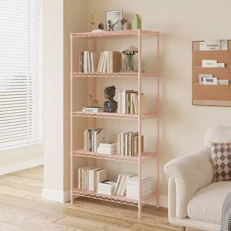 5 Tier Storage Rack Wire Shelving Unit Storage Shelves Black