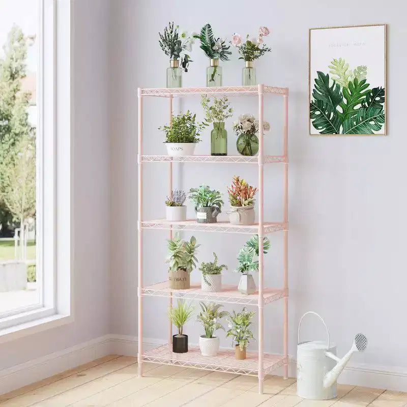 5 Tier Storage Rack Wire Shelving Unit Storage Shelves Black