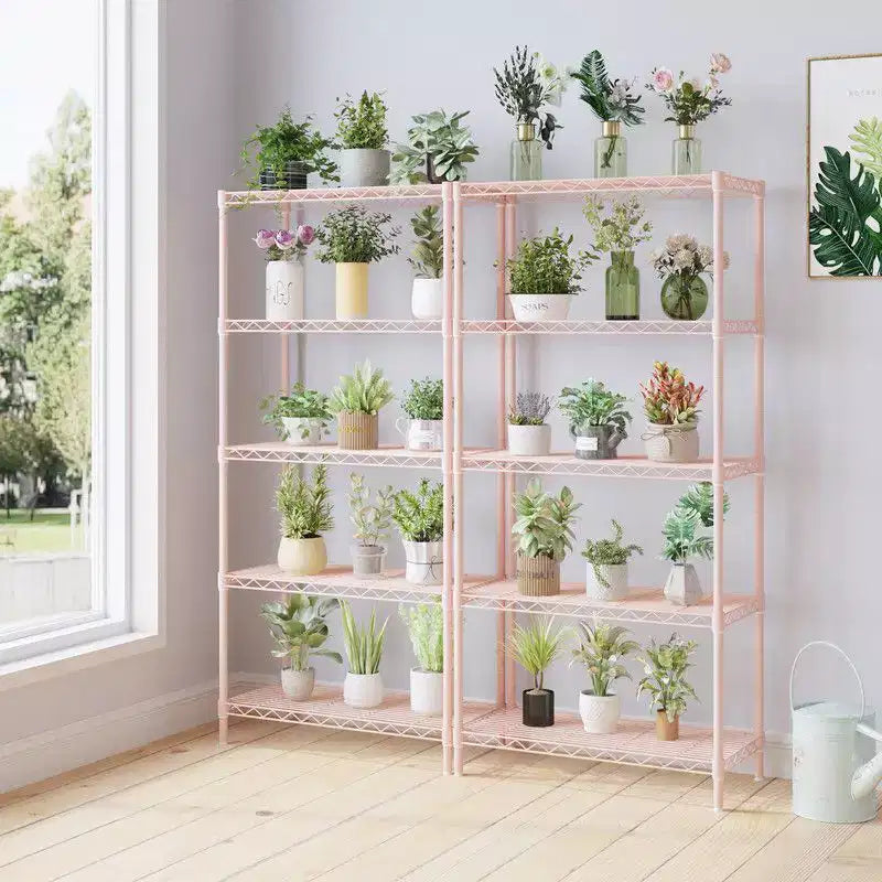 5 Tier Storage Rack Wire Shelving Unit Storage Shelves Black